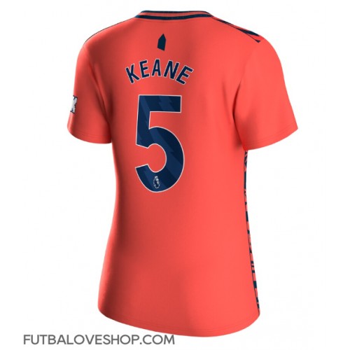 Dres Everton Michael Keane #5 Preč pre Ženy 2023-24 Krátky Rukáv